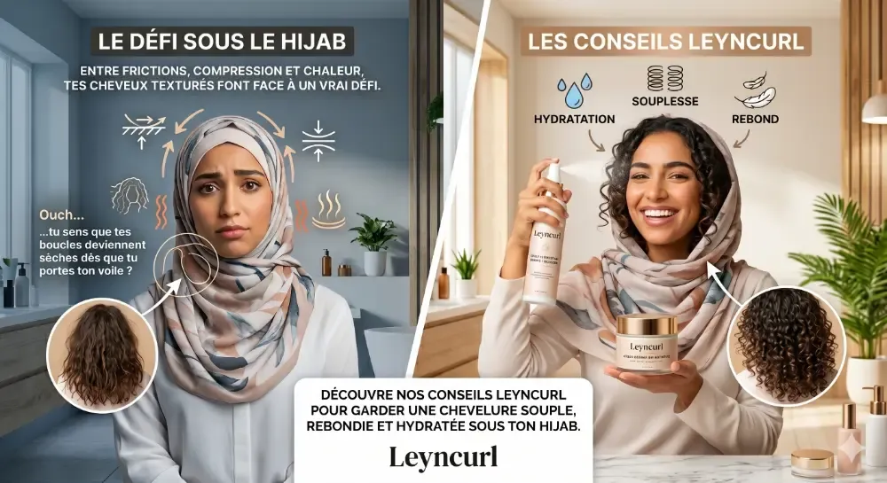 Cheveux Bouclés sous le Voile : Pourquoi l'hydratation s'évapore et comment y remédier ?