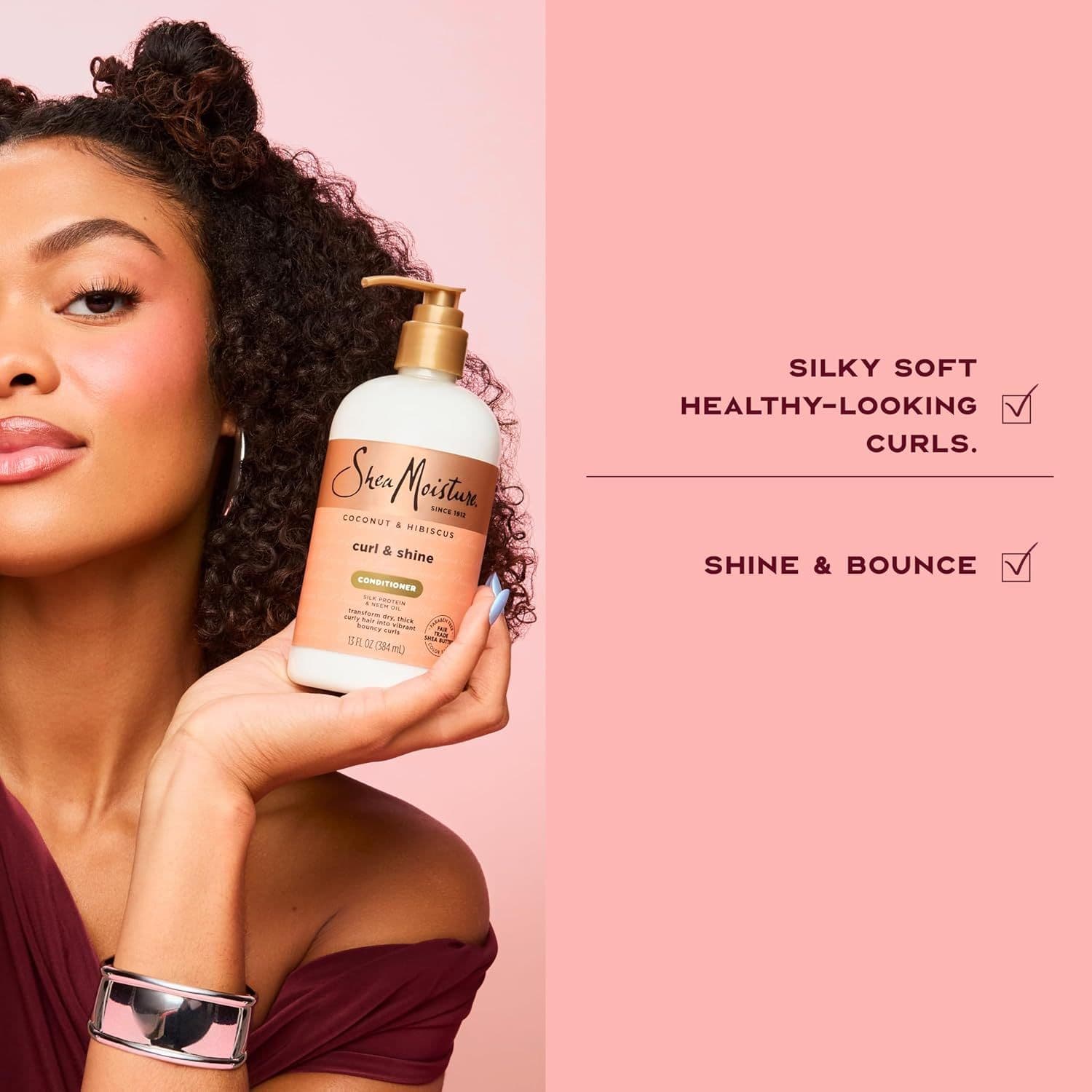 Shea Moisture Coconut & Hibiscus après-shampooing