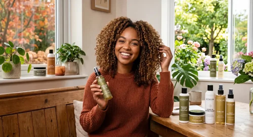 Saisons et Cheveux Bouclés : Le Guide Leyncurl pour Adapter ta Routine Toute l'Année