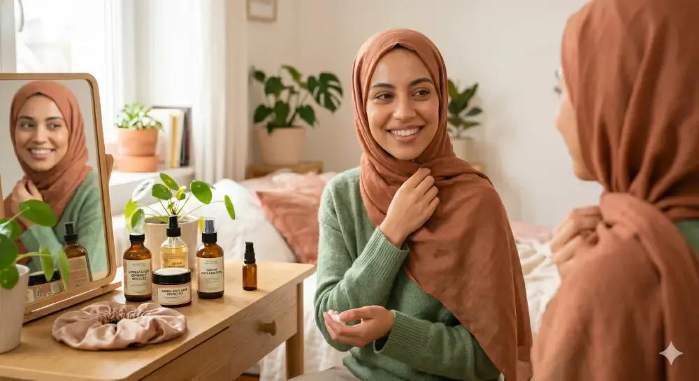 Cheveux Bouclés sous le Voile : Le Guide Soin Anti-Casse et Hydratation ✨