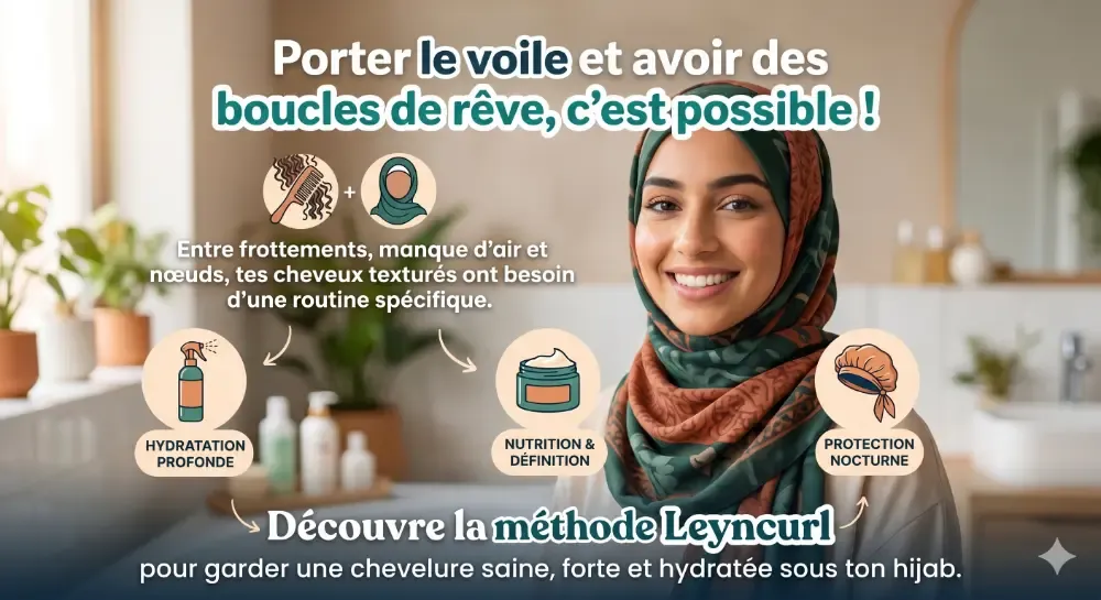 Cheveux Bouclés sous le Voile : Comment les Hydrater et Éviter la Casse au Quotidien ?